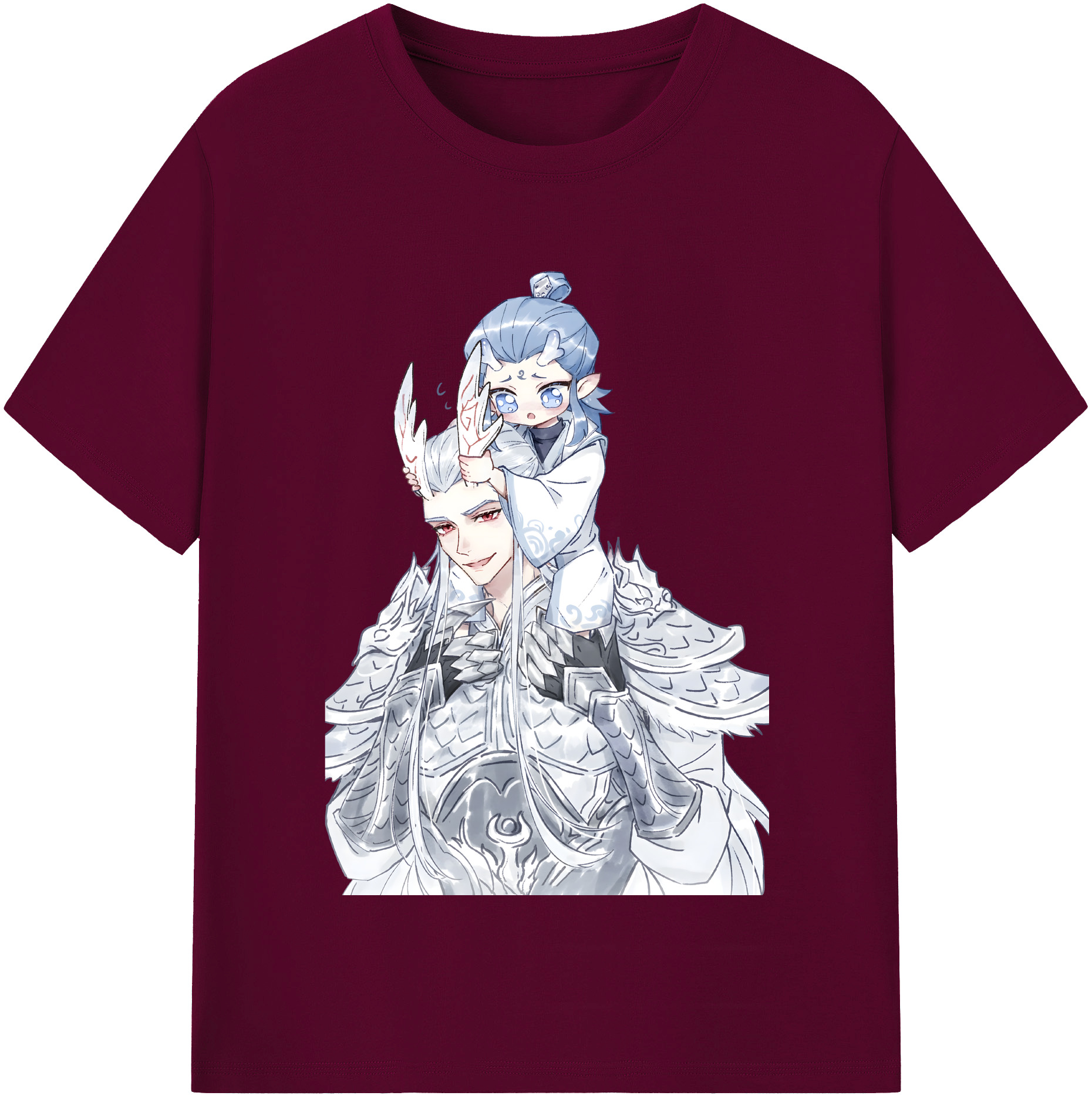 （画像用） Ne Zha 2 ナタ 魔童の大暴れ レディースカジュアルプリントTシャツ（綿100％）